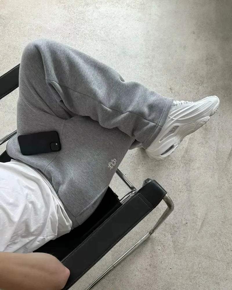 American Retro Solid Color Casual Pants