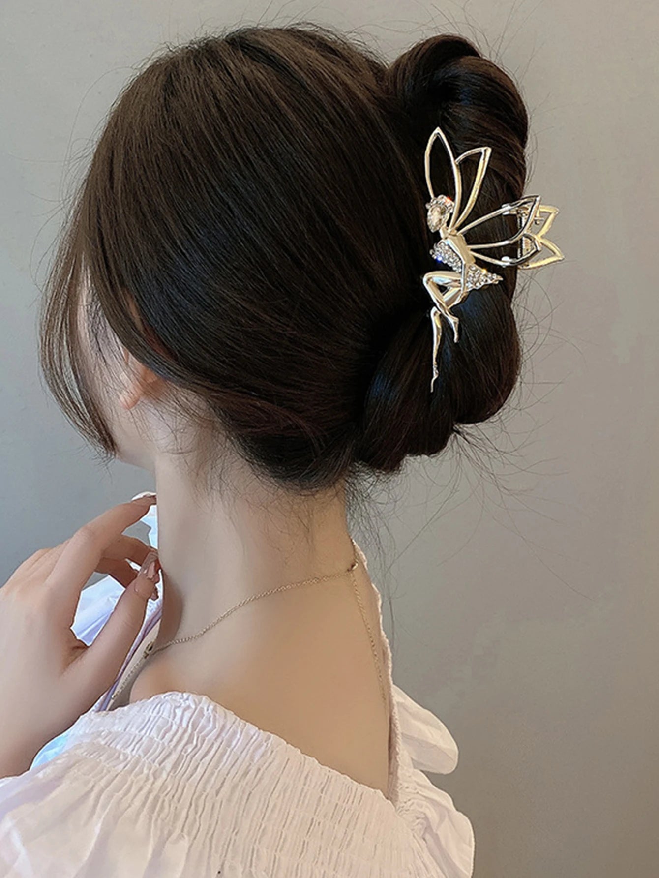 1Pcs Crystal Hair Claw