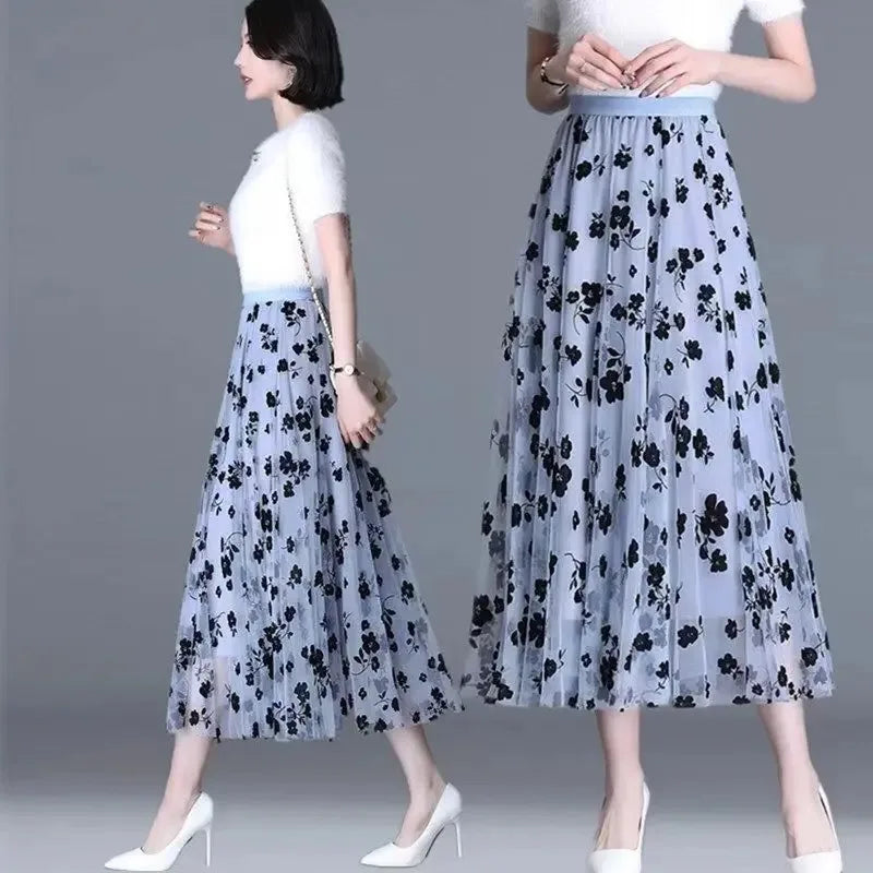 Floral Loose Skirt