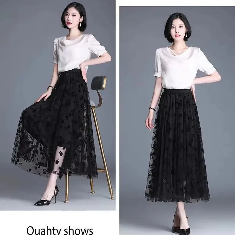 Floral Loose Skirt