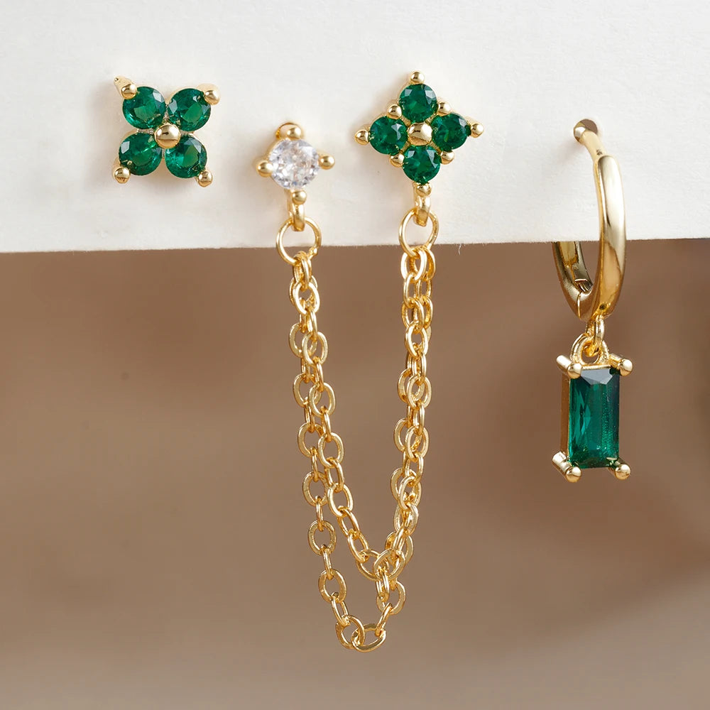 3PCS Exquisite Constellation Earrings