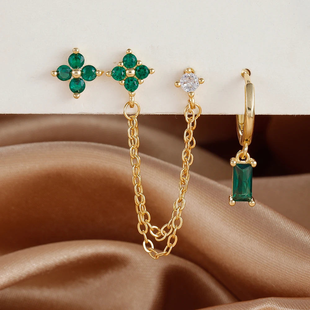 3PCS Exquisite Constellation Earrings