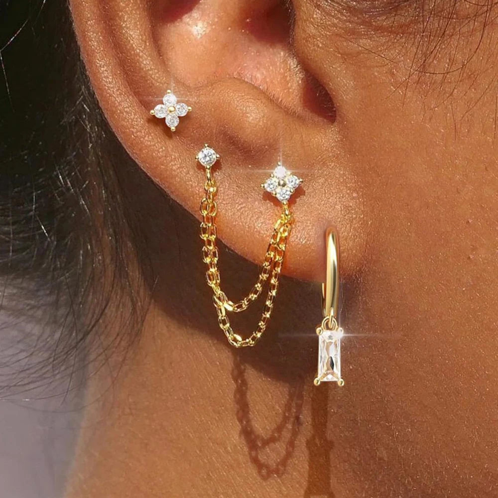 3PCS Exquisite Constellation Earrings