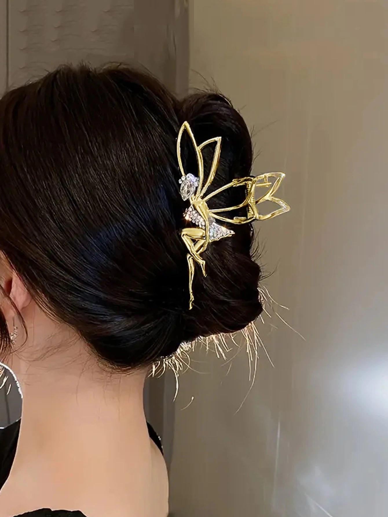 1Pcs  Crystal Hair Claw