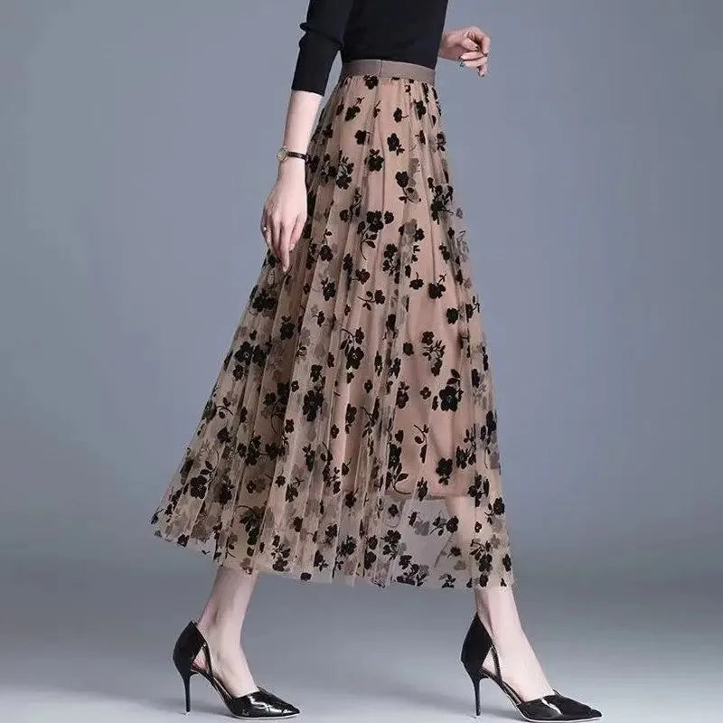 Floral Loose Skirt