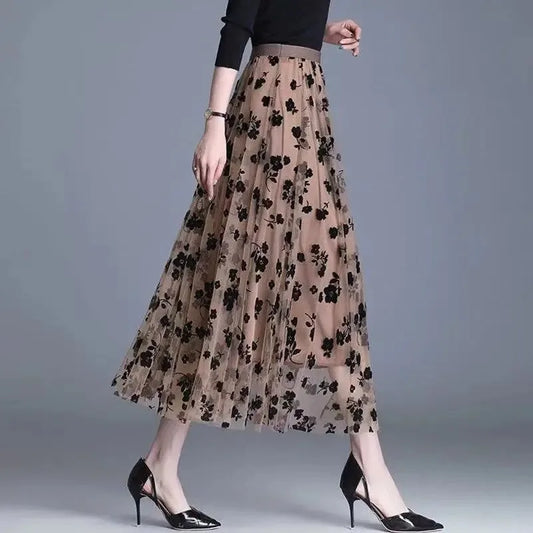 Floral Loose Skirt