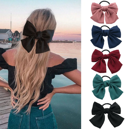 1PC Big Ponytail Scarf Hair ties