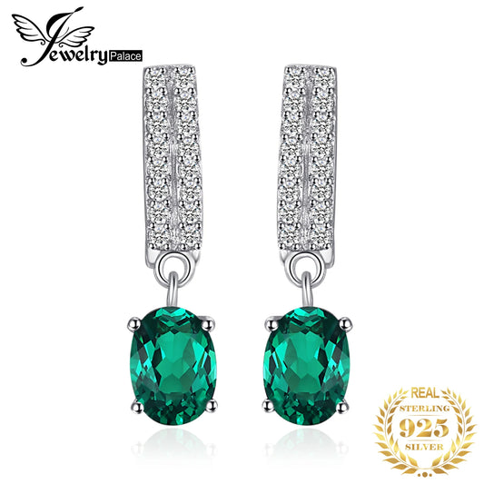 1.4ct Oval Simulated Nano Emerald