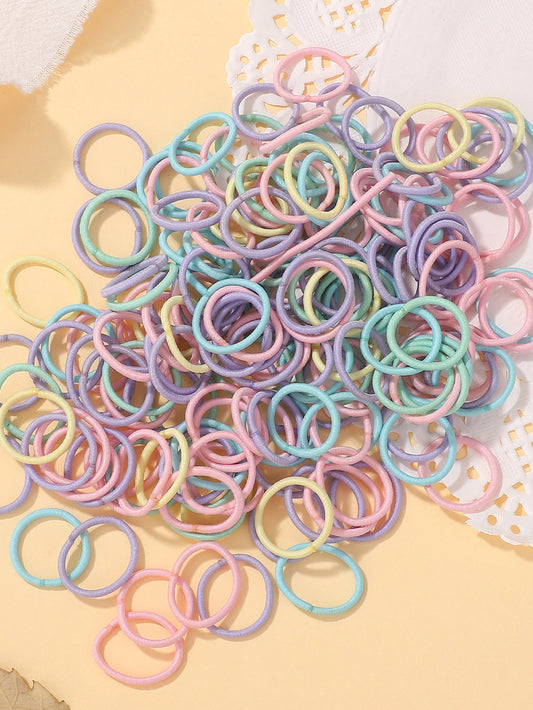 100 Pcs/Lot s Colorful Hair Tie