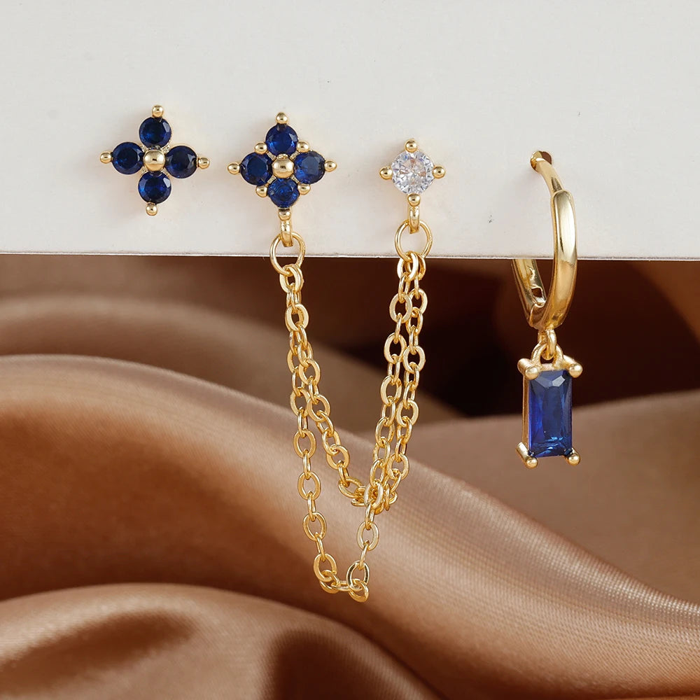 3PCS Exquisite Constellation Earrings